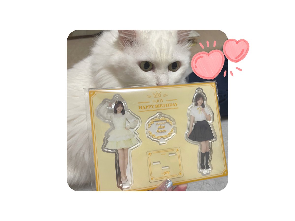 A_tananapo's tweet photo. @ozawa_aimi__ 

グッズ届いたよ~~♡♡
内巻きあいみちゃん可愛すぎ!!
大切にするね- ̗̀( ˶'ᵕ'˶) ̖́- https://t.co/jz6nWfxPDk