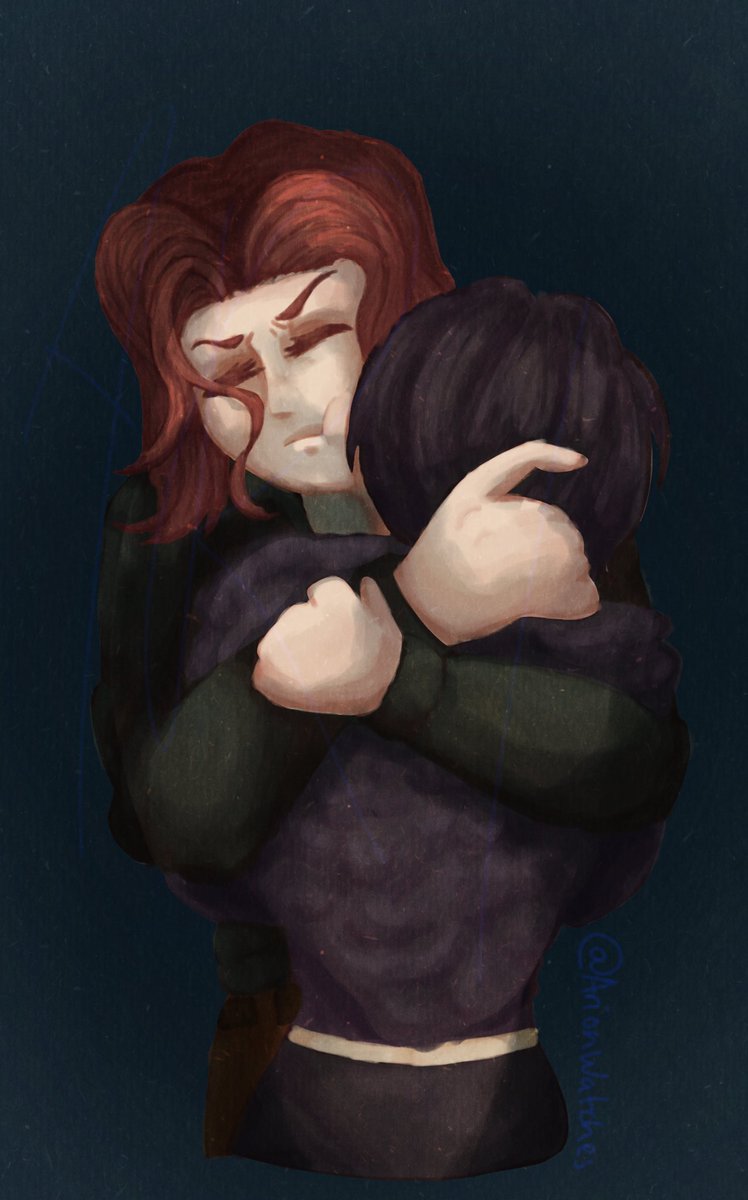OrionDrawsHolo's tweet photo. I wasn’t the happiest of this when I made it, but their friendship meant alot to me and Guin telling Eliza that she didn’t blame her was something Eliza needed to hear

#BloodflameArt #OSRPart #OSRPBlackwell https://t.co/i49N3TZMYK