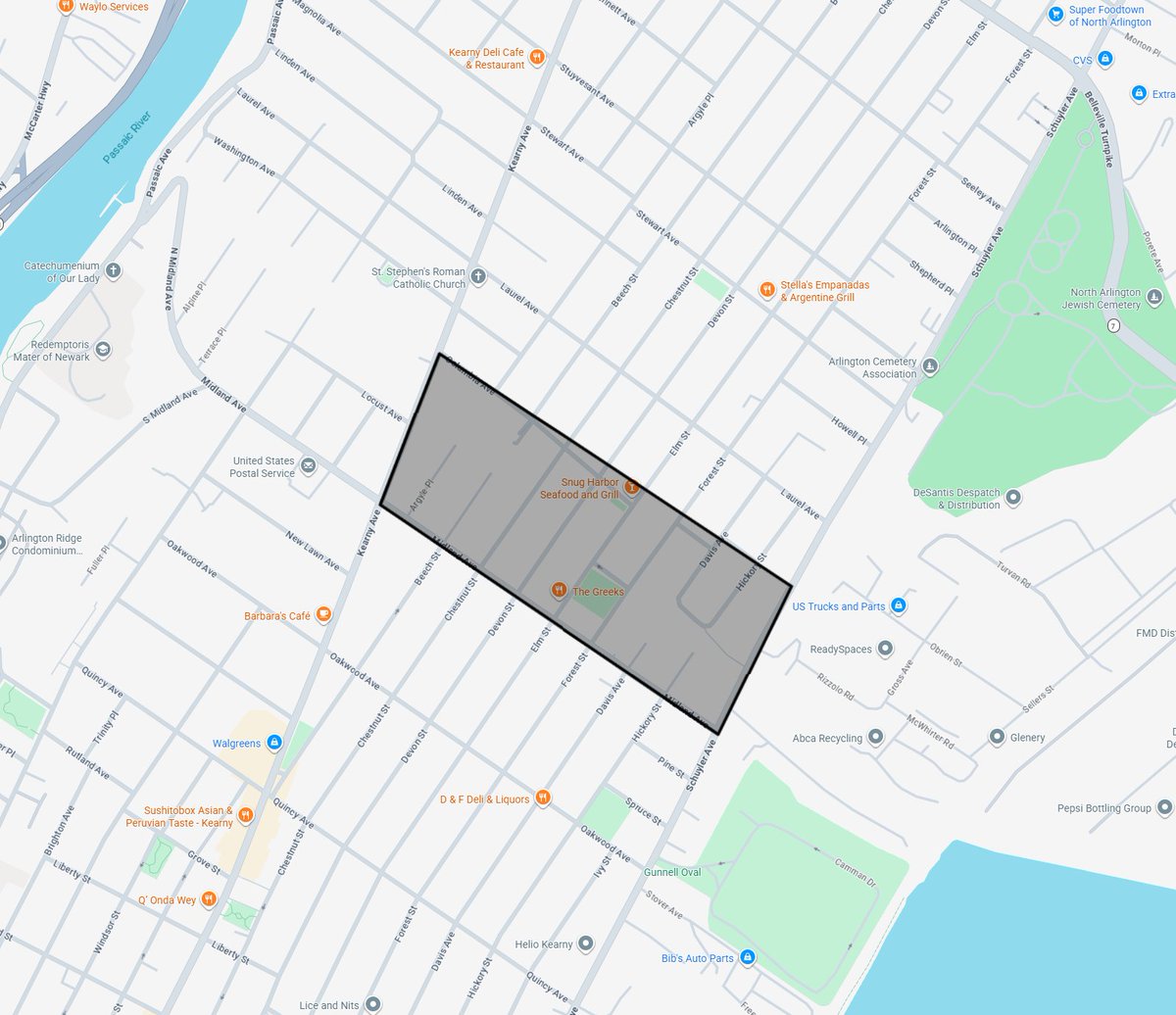 HCMosquito's tweet photo. Mosquito spraying to take place around Columbia Ave, Kearny, 2-6 AM on July 9, 2026. https://t.co/5JxHjT3EG5