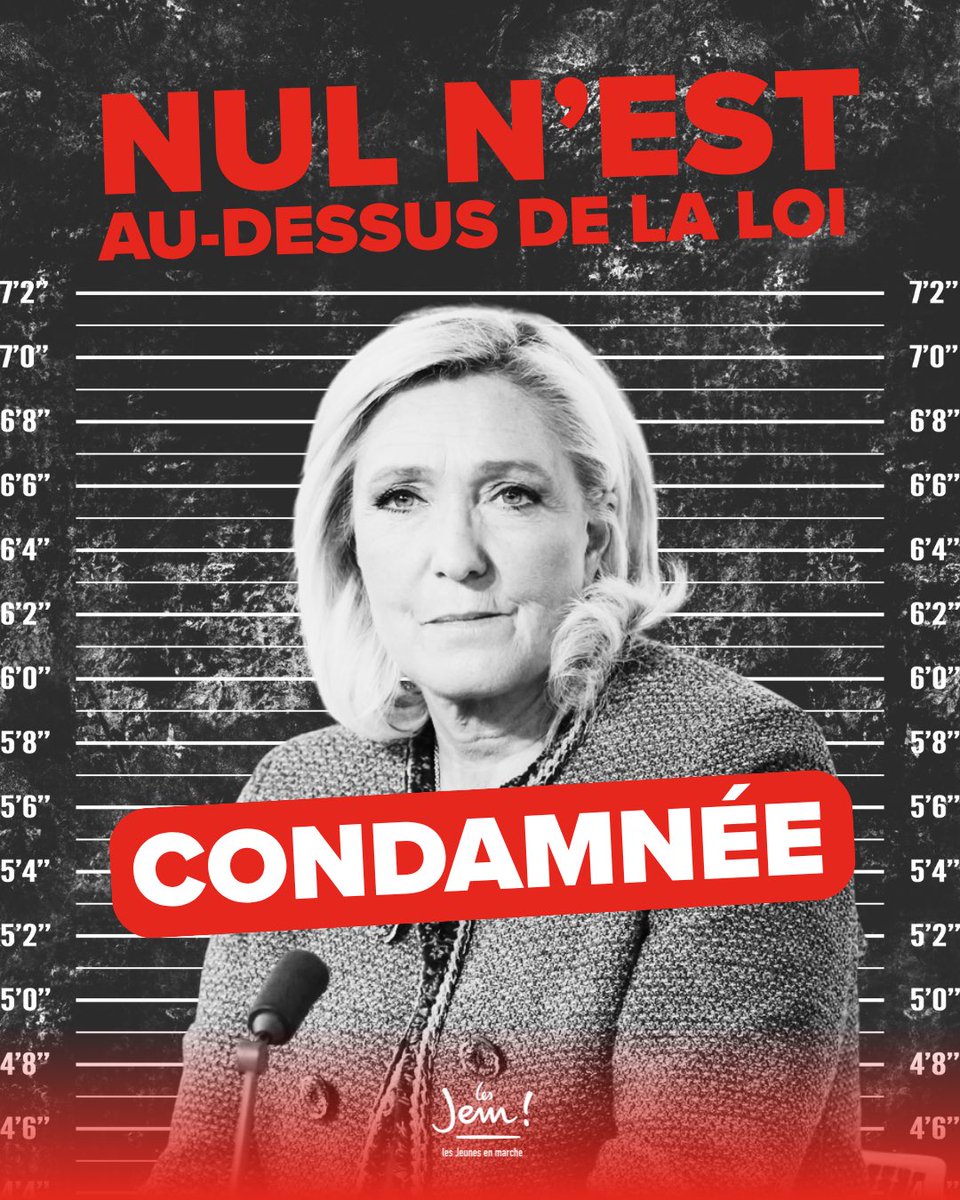 EmmaKlp's tweet photo. Coupable. 

C’est la seule réponse qui importe.

Candidate ou non, ce qu’il faut retenir c’est que le RN et ses responsables sont coupables de détournement de fonds publics ! https://t.co/xKfvr8NTP6