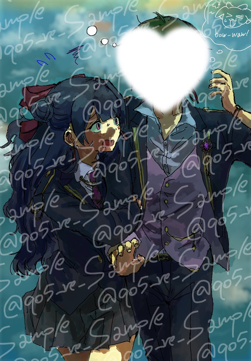 qo5_re_'s tweet photo. 先日募集させていただいたポストのイラストです！
素敵なカプさんをご提供くださった皆様、誠にありがとうございました！ https://t.co/KzG29cH65U