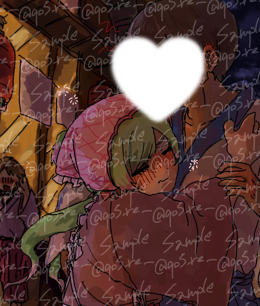 qo5_re_'s tweet photo. 先日募集させていただいたポストのイラストです！
素敵なカプさんをご提供くださった皆様、誠にありがとうございました！ https://t.co/KzG29cH65U
