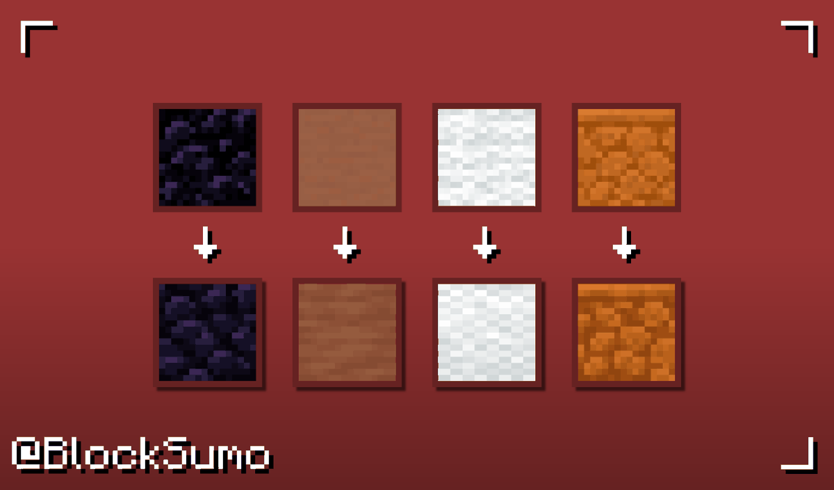 BlockSumo's tweet photo. Jour #21 à refaire les textures Vanilla avec mon style
L'obsidienne, la terracotta, la laine et la red sandstone
#Minecraft #pixelart #resourcepack #Revibed https://t.co/78p2l06vvA