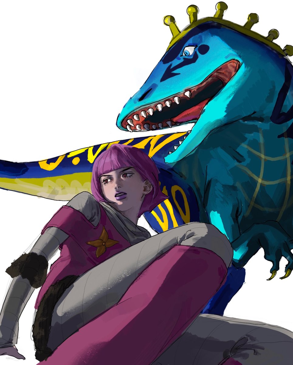MURRR55's tweet photo. #jjba 🦖 https://t.co/6f9n3J0r4p