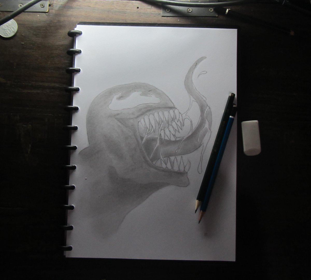 jackavalonero's tweet photo. Just finished this new sketch! 🖊️ Drawing is my happy place. What do you think?
#venom https://t.co/Yp3zu80PnF