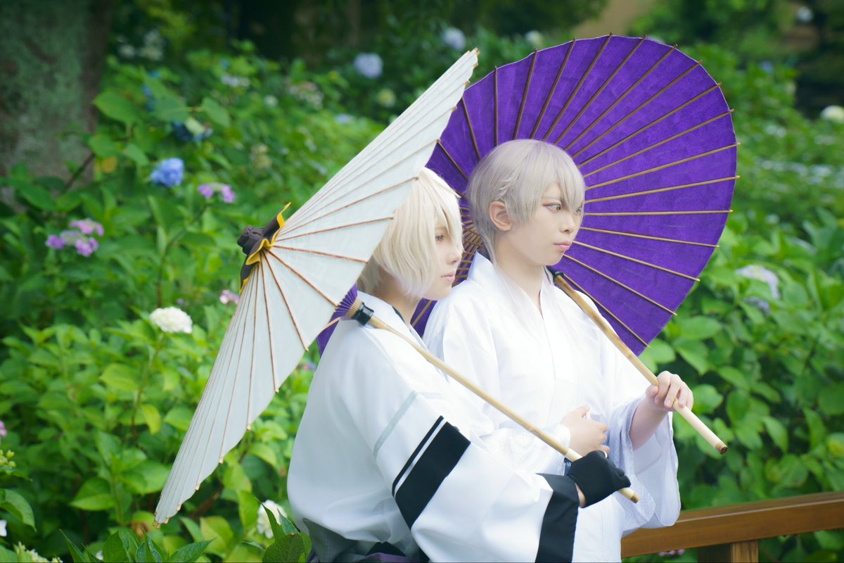 f___ki's tweet photo. cosplay / 安達組

　　　天の川の向こうのきみへ。

No.107 くら
No.130 おとき

photo：meg(@72megftE)

#安達組ドタバタ珍道中 https://t.co/cJ3UcfOI2N
