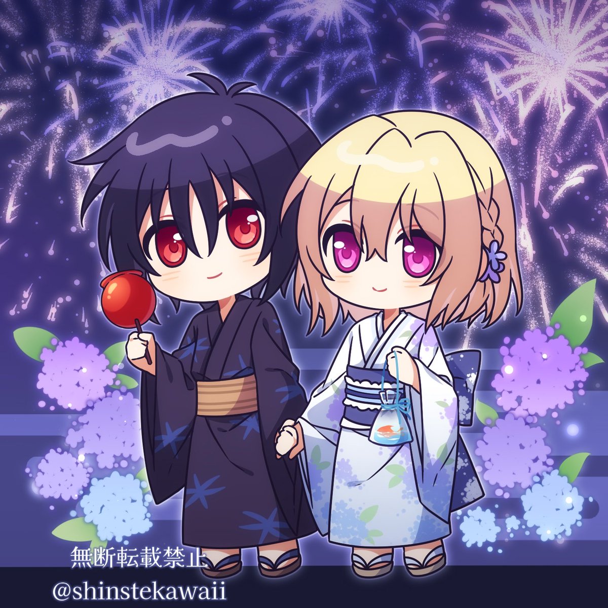 shinstekawaii's tweet photo. シンステ夏祭りデート🎋
#シンステの民 https://t.co/erVhOtA3ZN