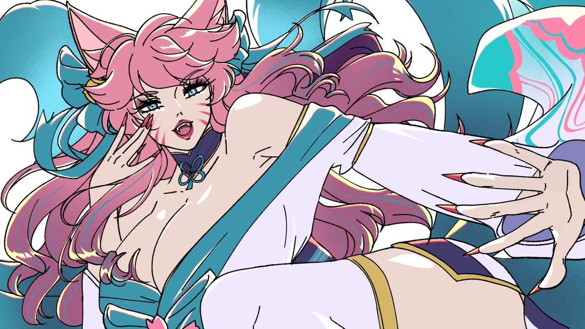 nihilistttx's tweet photo. Una Ahricita spoiler 💖 #LeagueofLegends #ArtofLegends #Riotgames #SettAhri #AhriSett #AhrixSett #SettxAhri #Ahri #Sett https://t.co/qvO0btuz71