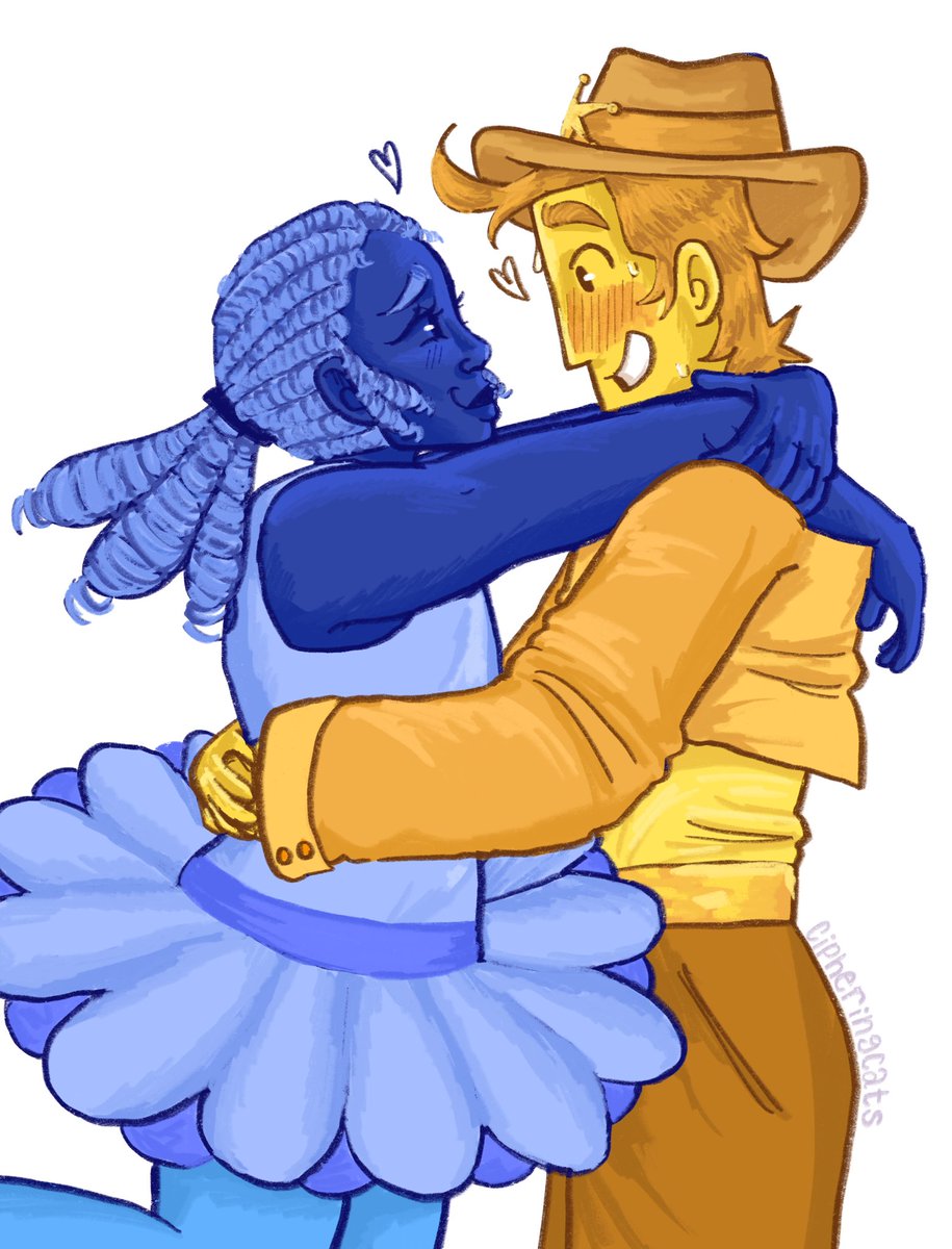 cipheringcats's tweet photo. #deltarune #blellow 💙💛 https://t.co/QrRLoH09cJ