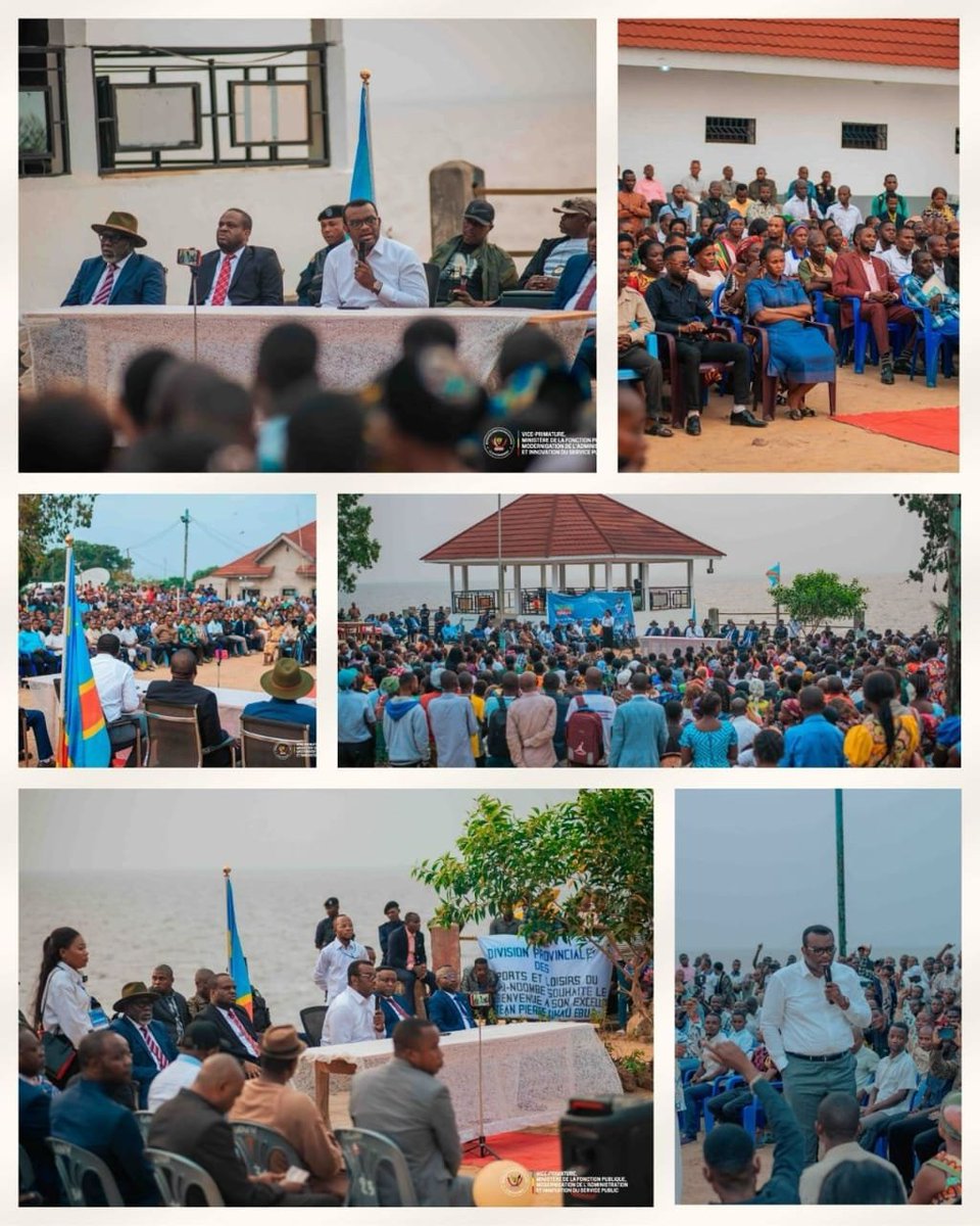 henry_ite's tweet photo. #FonctionPublique | #INONGO 🇨🇩
🛑 Dans le cadre de sa mission d'itinérance administrative dans la province du Maï-Ndombe, le VPM Jean-Pierre @LihauEbua , a tenu une séance de Fara-Fara à Inongo avec les Fonctionnaires et Agents de l'État.
Cette rencontre de proximité a permis aux participants d'exprimer librement leurs préoccupations liées aux carrières, à la rémunération, à la mécanisation, aux mutations, aux retraites et à la protection sociale. En réponse, le VPM a apporté des clarifications et formulé des orientations concrètes en vue d'une prise en charge appropriée des différentes préoccupations.
À travers ces échanges directs, le Gouvernement par l'intermédiaire du VPM de la fonction Publique poursuit son ambition de bâtir une administration publique plus performante, plus proche de ses agents et davantage à l'écoute de leurs attentes.
#ItinéranceAdministrative #FaraFara #AdministrationPublique #MaïNdombe #Inongo
@Presidence_RDC @FelixUdps
@PrimatureRDC @SuminwaJudith
@fatshi13 @TopCongo @FP_RDC