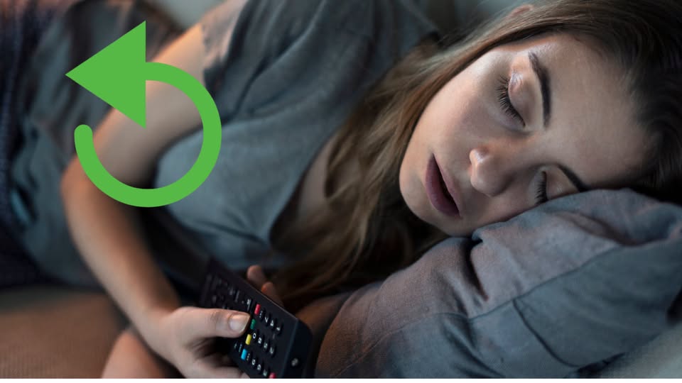 secv1948's tweet photo. You’re stretched out on the couch, deep into your favorite show…
eyes open… mostly…
and then it happens.
A slow blink. A longer blink.
Next thing you know, you’ve missed something important.
With TiVo Stream’s Start Over Catch Up feature, nodding off doesn’t mean you’re lost. https://t.co/xae7eJAKPZ