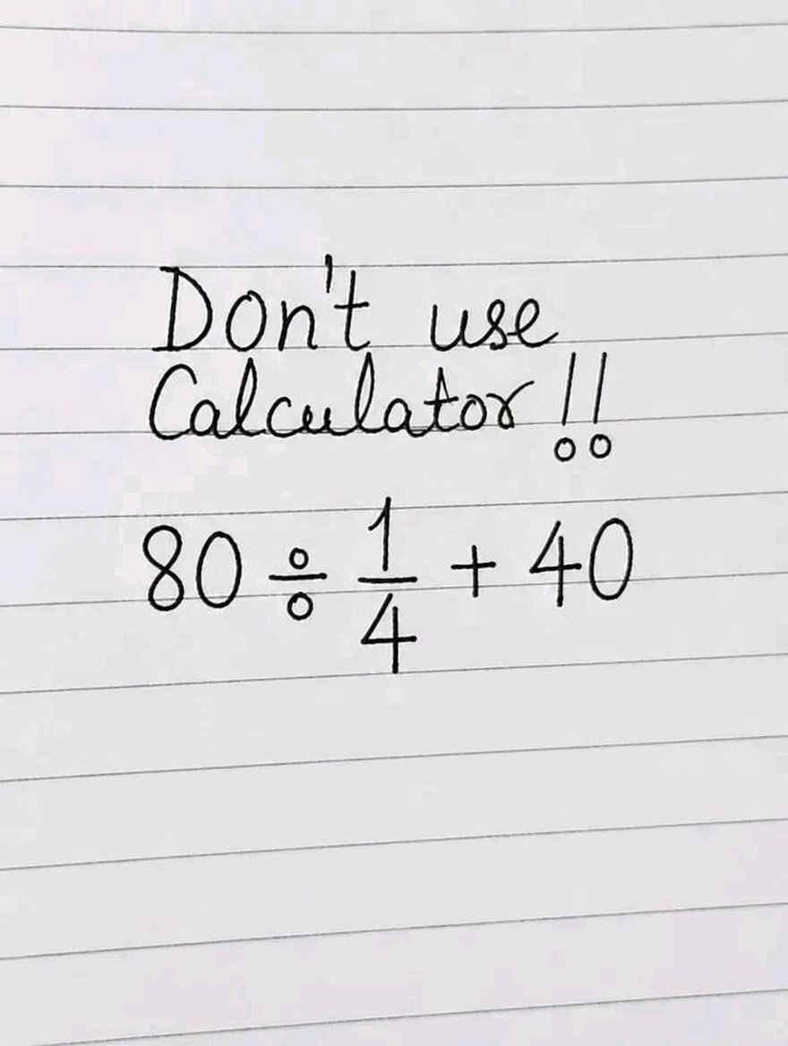 Mahrukhnk's tweet photo. Without using calculator,if you can solve your genious

Can you?? https://t.co/Fp3ybHV422