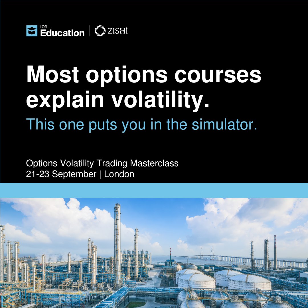 the_ZISHI's tweet photo. A specialist course is only as good as the practitioner delivering it.

The ZISHI × @ICE_Markets Options Volatility Masterclass is led by an options market-maker and commodity options strategist with 20+ years’ experience.

https://t.co/kjYfHS8kqW https://t.co/HTX5WwzdNR