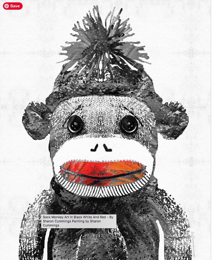 Terracegallery's tweet photo. Your New Best Friend: https://t.co/bj9od1I3iX #monkey #toys #fun #cute #gifts #humor #SharonCummingsArt #buyintoart #childhood #vintage https://t.co/ZRoMlwBcNU