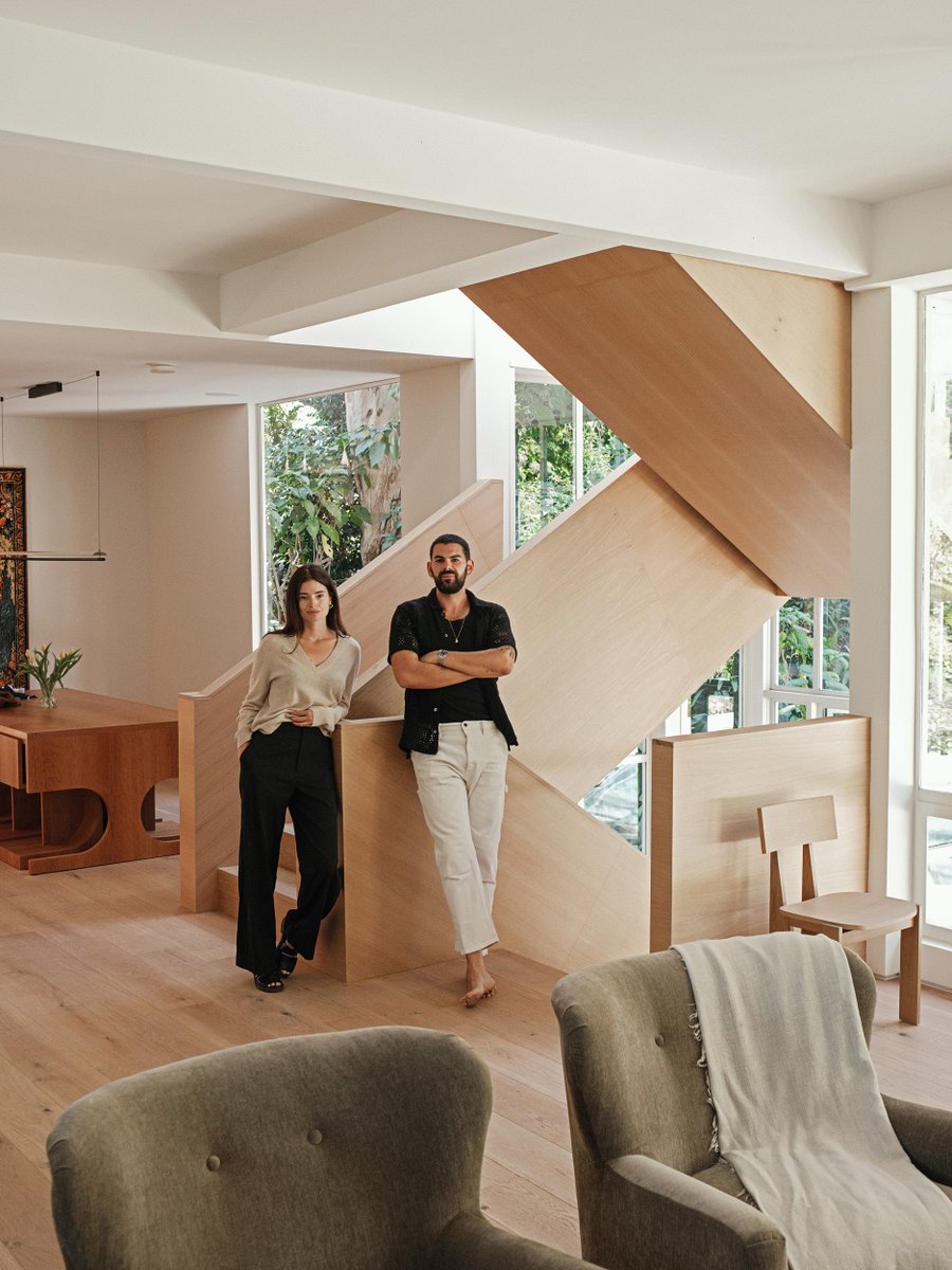 kinfolkmag's tweet photo. Interior design studio Ome Dezin wants to restore LA's architectural heritage. “When we walk into a home, we’re looking for the spine—the rhythm of light, the materials that give it soul. What can change are the elements that don’t belong to that story.” https://t.co/xmkBdU6shx https://t.co/dDSpuuPf9S