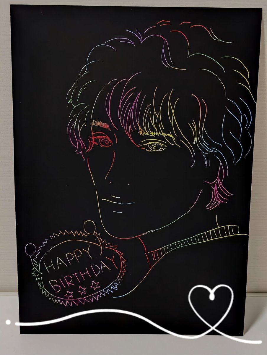 上村謙信 KENSHIN 猫の日スクラッチ キラリ 謙信へ💖 🎂∗*ᎻᎯᏢᏢᎩ ᏴᎥᏒᎢᏲᎠᎯᎩ∗*🎉 君が生まれてきて