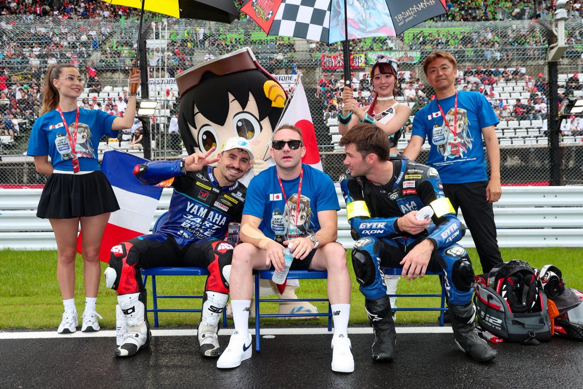 hamaguchi_44's tweet photo. 夏がまだ来てない鈴鹿8耐終わりました！
もの凄くライダーも速く、上位入賞を目論んでいただけに他車のオイルで転倒してしまうというアクシデント。
最後も、エンジントラブルに見舞われて、結果44位　SST14位です。
完走はしましたが🏁
何とも悔しい結果となりました。

碧志摩メグの挑戦。こちらも7月末迄、スタッフたちが頑張ってます！
https://t.co/GuBxUgX7vG

応援よろしくお願いします📣