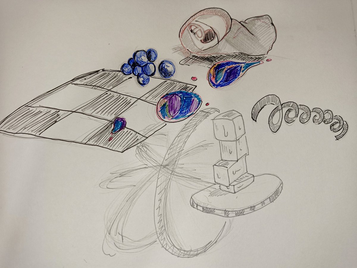 Daryl7eleven's tweet photo. Random doodles..โ๏ธ
I have no idea what's the message behind this..๐
Art tools used: Artline black pens, 2B pencils, color pens
#malaysia #quickdoodle #drawing #randomitems #lifeofavisualcommunicator https://t.co/EEHgMojSrj