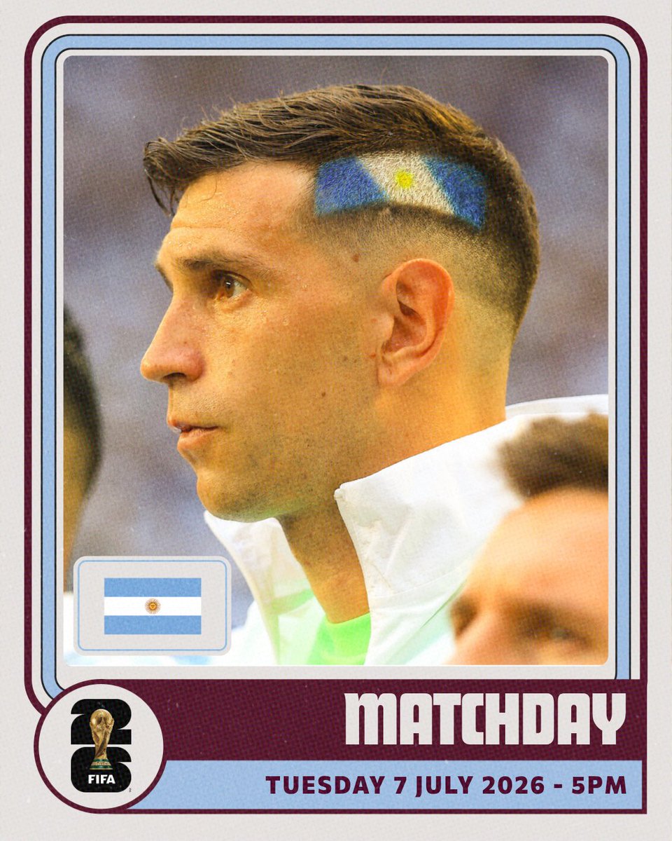 AVFCOfficial's tweet photo. For a place in the quarter-finals. 🇦🇷

Good luck, @EMartinez! 👊 https://t.co/qlj8de6ZcD
