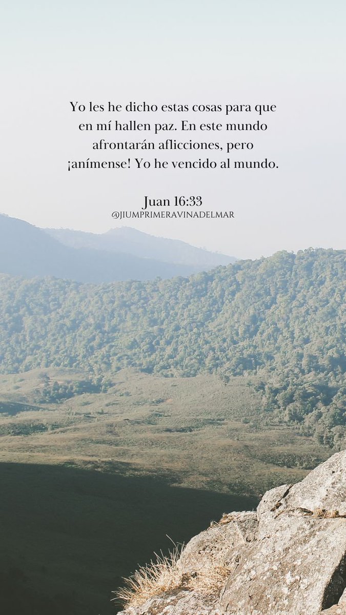 PalabraSalvBlog's tweet photo. En el mundo siempre habrán problemas, pero en Cristo siempre hallaremos paz y fuerzas para enfrentarlos 🙌🏻 Dios los guarde
#FelizMartes #DTB #Fe #Jesus https://t.co/RF0IpfDwOj