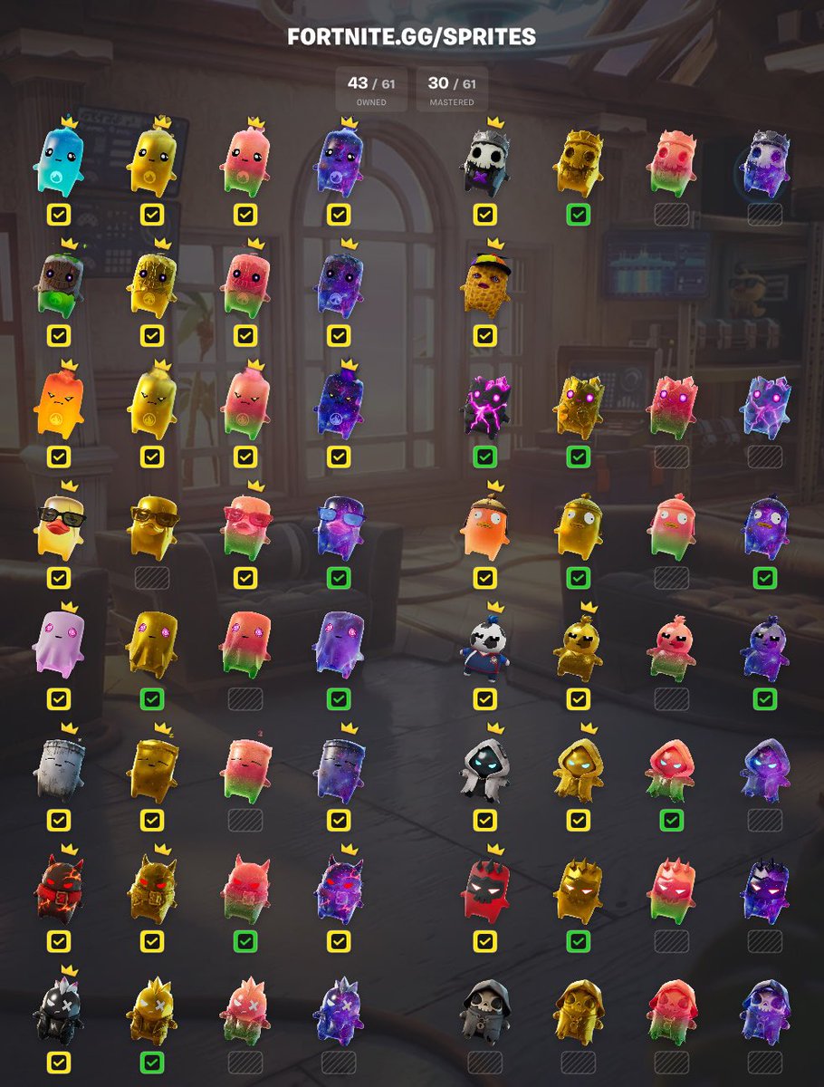 __fje's tweet photo. Looking for gummy or galaxy zero point sprite or any of the grim reaper sprites. Happy to trade anything I have! Got galaxy demon, galaxy striker, etc. Appreciate the help :) #Fortnite #Sprite https://t.co/TRAfYiWDu0