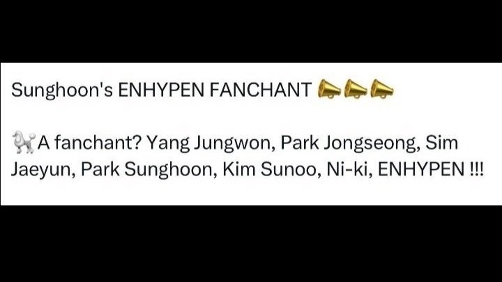 Ssungh0on's tweet photo. Pov tha ot7 only use enha when it benefits them nd fits their narrative to push the ot7 agenda mind u back then they said enha were controlled by the company nd had no choice but to do the ot6 fanchant https://t.co/zwc36i3fkd
