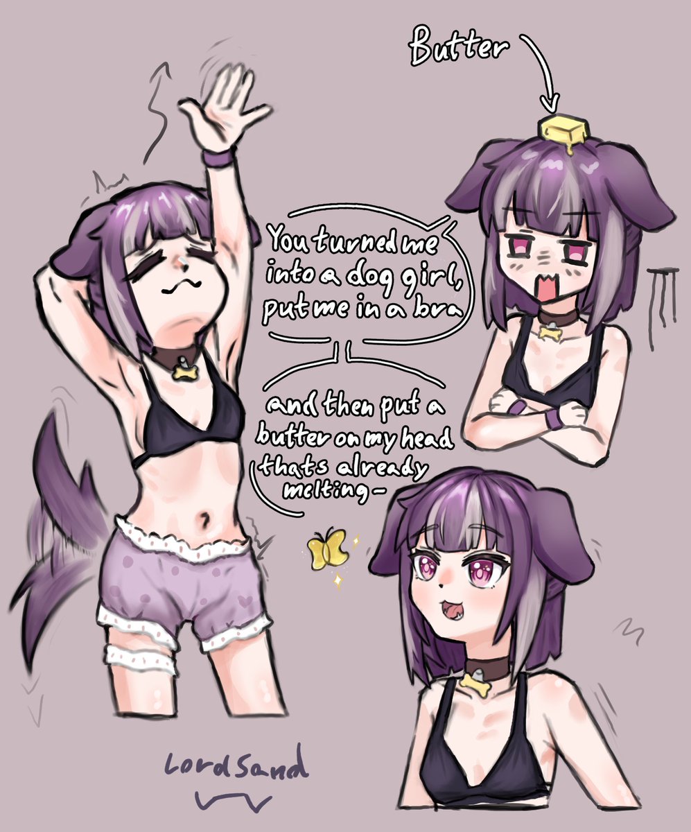 lordsand_art's tweet photo. shondog! 🐾

yes im circling back to the blind date stream shondo did, drawing the girl that got send to the farm lol 
#sliceofshadow https://t.co/HEehaFTop7