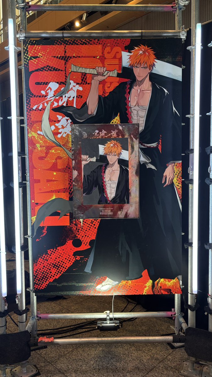utakatanouta's tweet photo. 突如、BLEACHの展示が爆誕してて撮った。
1枚目は推しCPです(ゆり) https://t.co/CerXcYGwma