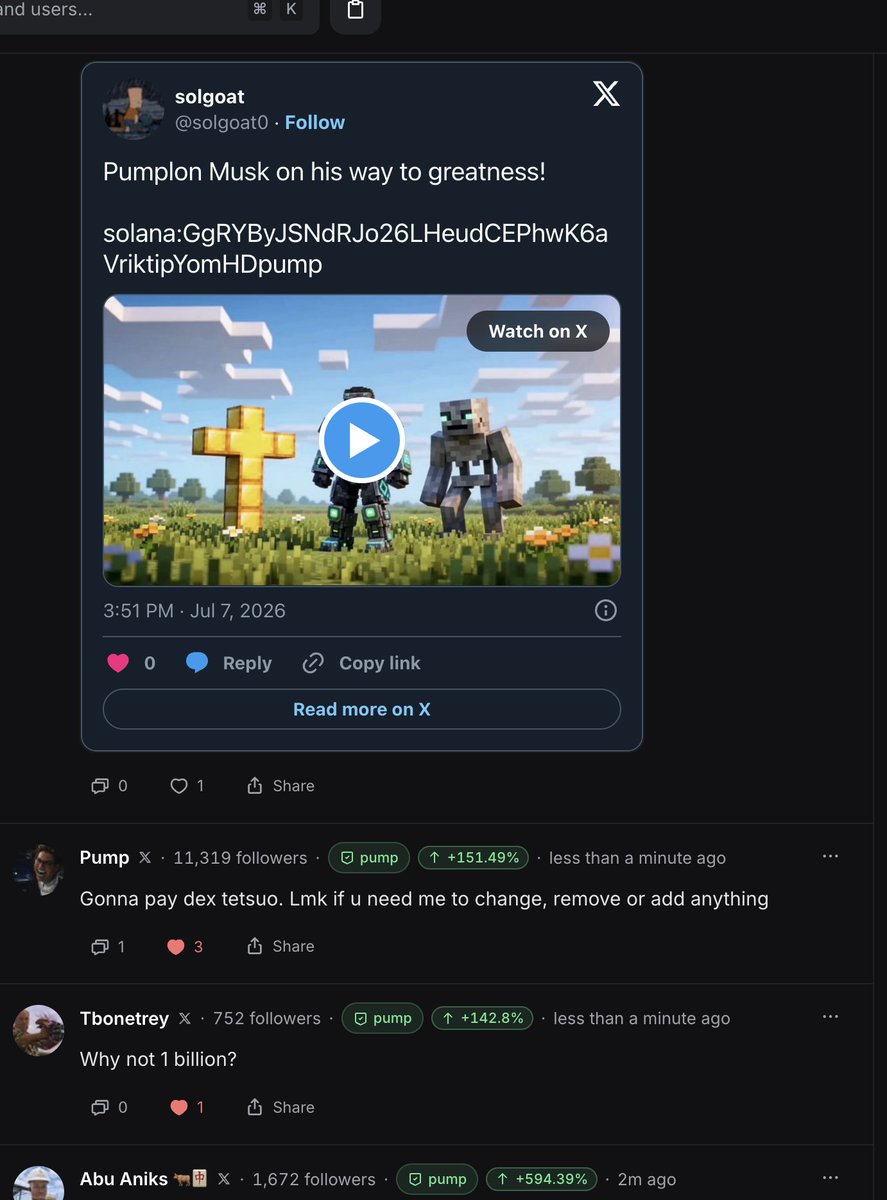 tinytinsi's tweet photo. Tetsuo just gave one of the biggest stimmies to the trenches we've ever had!

The community of solana:GgRYByJSNdRJo26LHeudCEPhwK6aVriktipYomHDpump is so active its refreshing to see and is only growing stronger

HIGHERRRRR 🚀 https://t.co/WYHagT5mlj