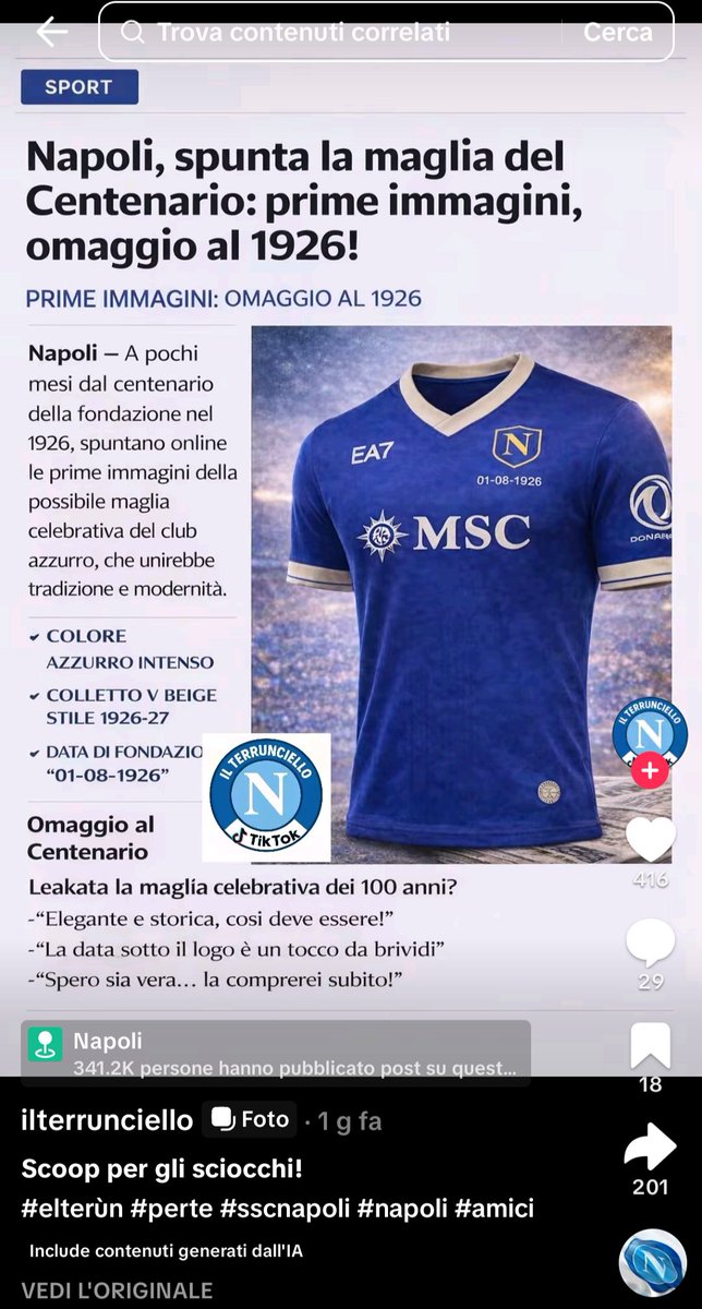 Re10Bello's tweet photo. @panzer1926 @_FCAST7 Leggo in molti che dite
"la maglia del Napoli questa è,non si può fare molto"
Ne siete sicuri? https://t.co/NDrl5RWaCN