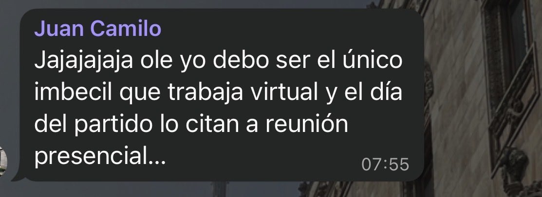 Jsebsav3's tweet photo. Buenos días a todos menos a Juan Camilo https://t.co/9Uds4e96DB