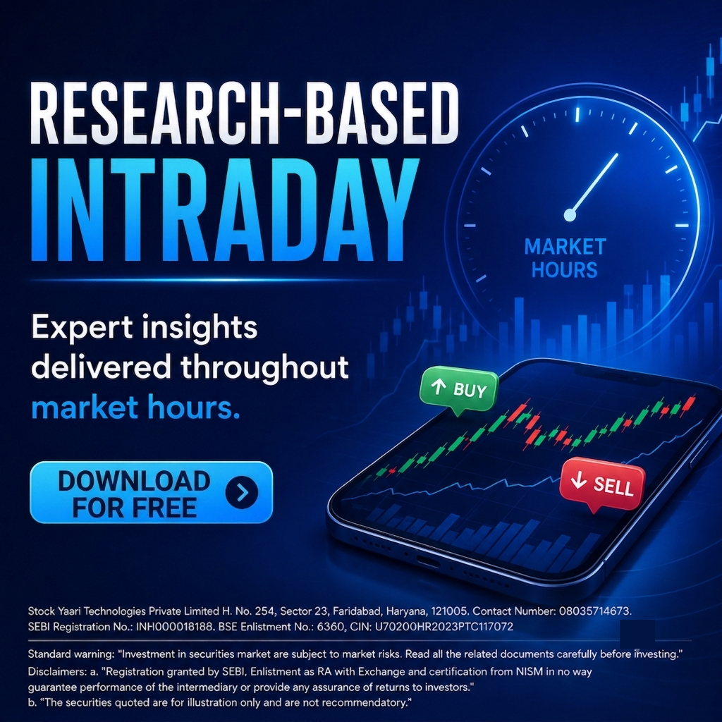 stockyaari's tweet photo. Intraday trading = Speed + Research. ⚡📊

Without research — it's just gambling.
With StockYaari — it's strategy.
🟢 Buy Signals. 🔴 Sell Signals.
Expert insights throughout market hours.
*Download Free. Trade Smart.*🔥
#StockYaari #IntradayTrading #ResearchBased #SEBIRegistered https://t.co/6vpDC4sfMP