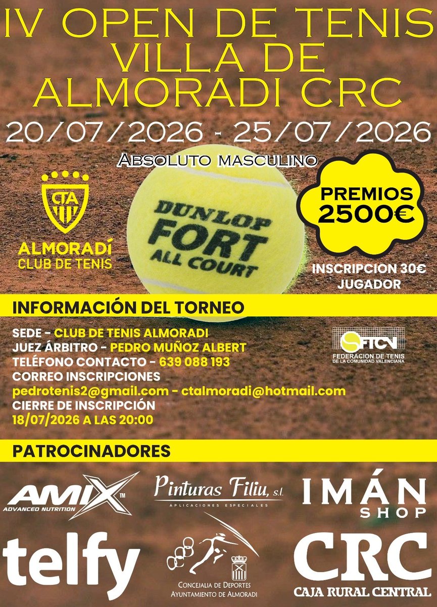 pedrotenis's tweet photo. Verano tenista, tres grand s open a la vista, estaré de juez árbitro. Por orden de fechas. Inscripción en isquad. https://t.co/zutCpOT2ui