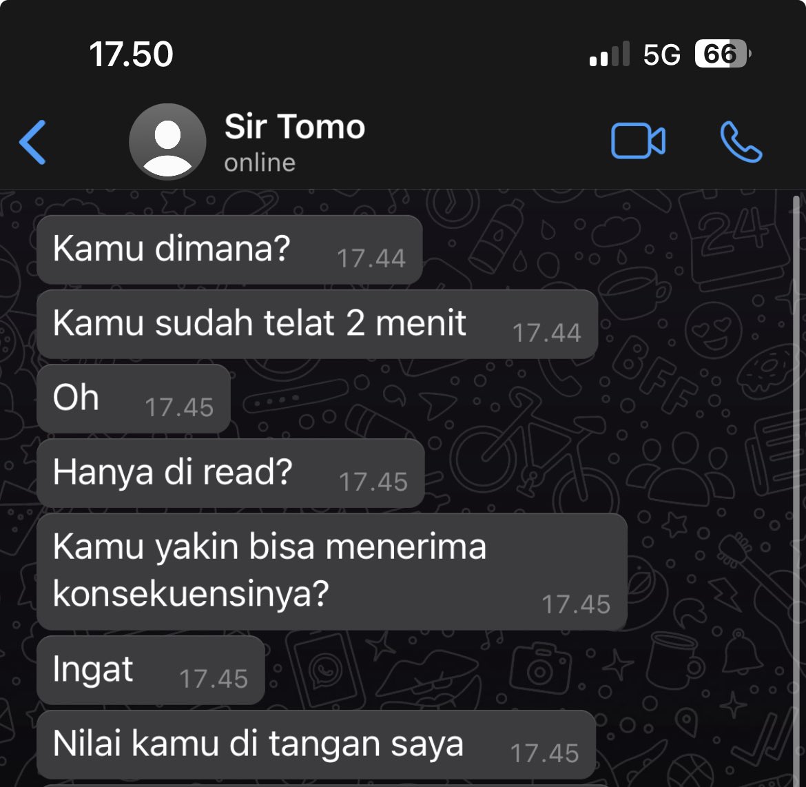 yanvous's tweet photo. taekook au 🔞 gs

Janji dengan Guru

Ada konsekuensi yang didapatkan untuk memiliki nilai bagus, contohnya jadi harus ngangkang setiap hari. https://t.co/4s7WFU6JHo