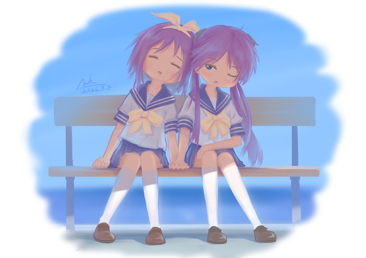 M_kantele's tweet photo. 😴
#柊姉妹生誕祭2026
#らきすた https://t.co/ABtkc3lxxR