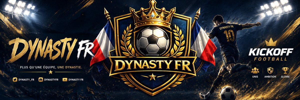 DYNASTY_Kickoff's tweet photo. 🎉 GIVEAWAY TWITTER/X – 10€ À GAGNER ! 🎉

Pour participer :

✅ Suivre @DYNASTY_Kickoff
❤️ Liker ce post
🔁 Reposter (RT)

💸 10€ via PayPal ou Wero (au choix du gagnant)

📅 Tirage au sort le 10.

🍀 Bonne chance !

#KickoffFootball #Giveaway #DYNASTYFR https://t.co/XxXACUw4sT