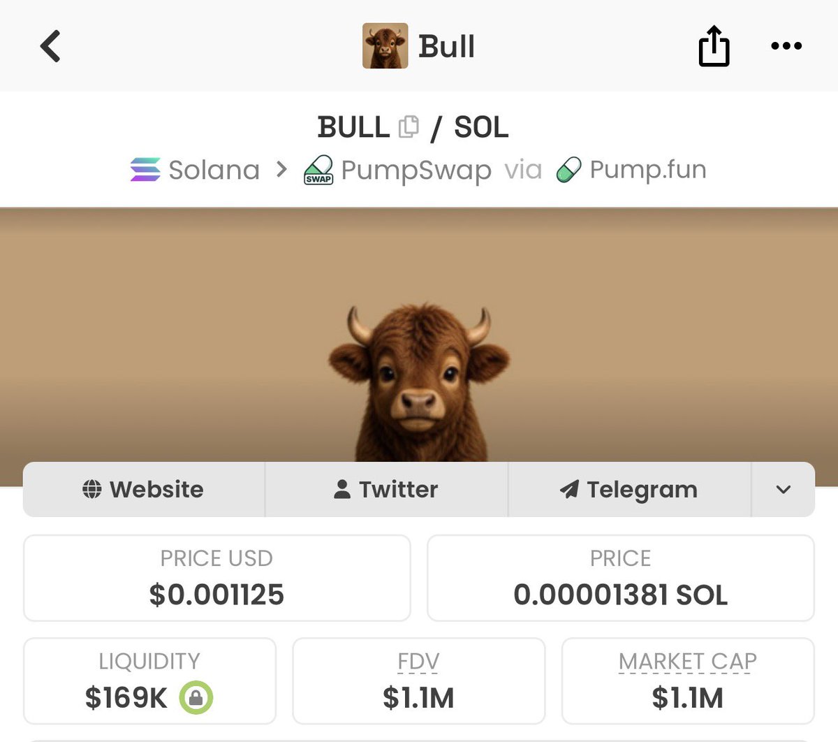 0xNoHope's tweet photo. @funcry Gbull Funcry. 

Bull has built the community, the chart, the team, and the reputation for when retail comes.

100m inevitable.

Godspeed

3TYgKwkE2Y3rxdw9osLRSpxpXmSC1C1oo19W9KHspump https://t.co/dr6N0DYzAs