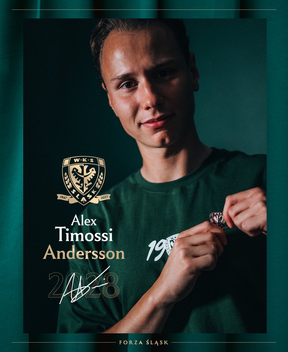 mercatosphera's tweet photo. 🇵🇱 El #SlaskWroclaw ha fichado al lateral derecho sueco Alex Timossi Andersson (25 | #Brommapojkarna) como agente libre. Firma hasta junio de 2028. https://t.co/UbXYjQkvBc