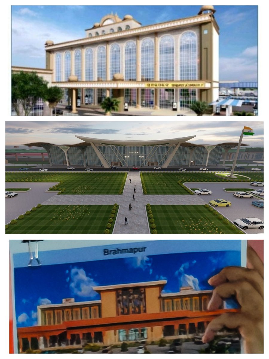 BerhampurTown's tweet photo. 🚨 Brahmapur Station Deserves Better !

Top revenue station but design looks like a school building ❌

👉 Compare with modern stations like Cuttack &amp; Sambalpur ✔️

👉 Need Airport-style design with 80m wide roof plaza

⏳ Start redevelopment NOW

@AshwiniVaishnaw @narendramodi https://t.co/24fdWhxgbE