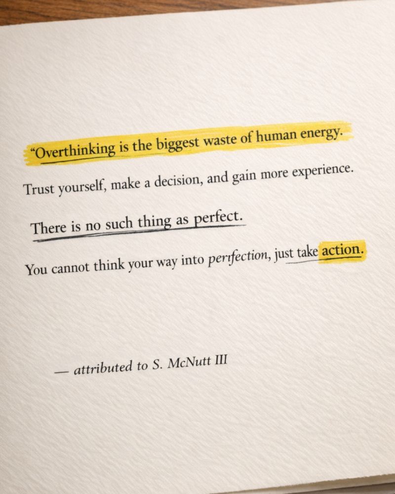 nireyal's tweet photo. Overthinking isn't a thinking problem. It's a discomfort problem.

We tell ourselves we're "working through it." Analyzing. Weighing options. Preparing.

But most of the time, the loop in our head isn't problem-solving. It's avoidance dressed up as productivity.

The thinking feels useful because it feels like effort. Meanwhile, the actual task — the email, the decision, the conversation — stays untouched.

Here's what I've noticed in my own life: the moments I overthink most aren't the moments a problem is hardest. They're the moments a problem is uncomfortable.

The discomfort comes first. The thinking comes after, as a way to stay near the problem without having to act on it.

That's why "just stop overthinking" never works. You can't reason your way out of a behavior whose whole purpose is to keep you reasoning.

What works better: name the discomfort underneath. Boredom. Anxiety. Fear of being wrong. Then sit with it for ten minutes without acting on it. The urge to keep looping almost always passes.

Overthinking is what we do when we'd rather think about the thing than do the thing.