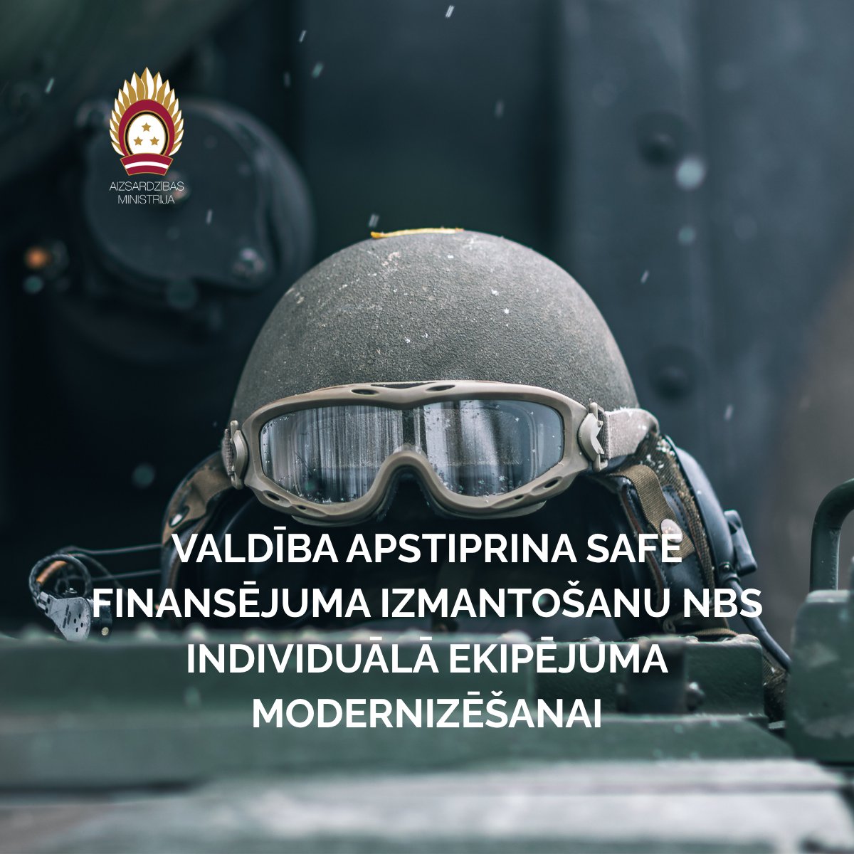 AizsardzibasMin's tweet photo. 🇱🇻 Valdība atbalstījusi #SAFE instrumenta izmantošanu, lai nodrošinātu karavīrus un zemessargus ar mūsdienīgām modulārajām bruņuvestēm un bruņucepurēm. Tas būtiski samazinās ievainojumu riskus kaujas un mācību uzdevumos. 

➡️ Plašāk:  https://t.co/GDu2naUtqc

📷 srž. Ēriks Kukutis