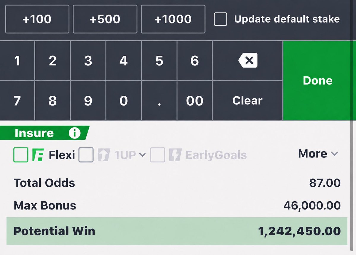 ugochukwuchiam6's tweet photo. 50-100 odds daily for 1 month consistently, let’s see how that goes,  I’ll be posting the next one on the tg join so you don’t cry had I know  when you miss join the link below 👇

https://t.co/KmlSXlqi0U https://t.co/phadq26TuB