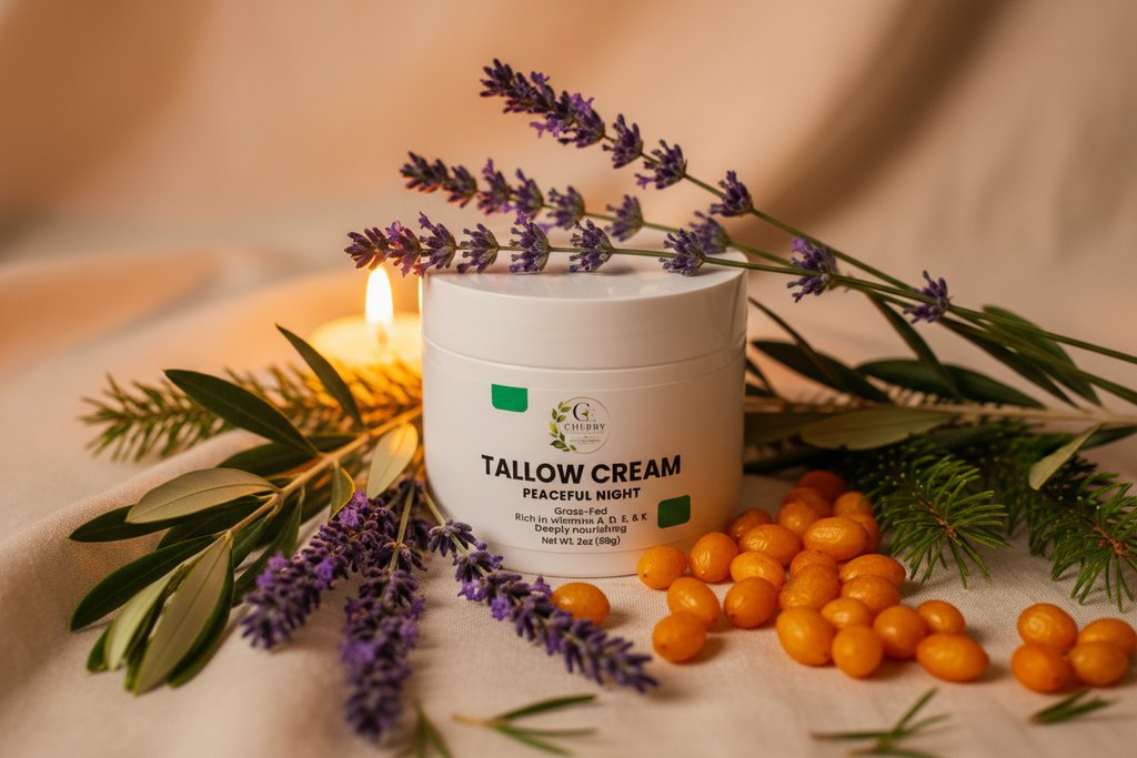 CherryEssential's tweet photo. Check out this product 😍 Tallow Cream Peaceful Night 😍 
by Cherry Essentials starting at $27.00. 
Shop now 👉 Find the link in our bio https://t.co/injrcxW5l3