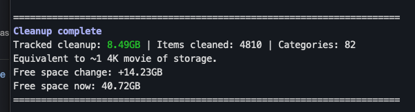musuhphp's tweet photo. Beli CleanMyMac X mahal mahal dapet hikmahnya doang.

Pake Mole langsung bersih singset kek Macbook Baru. https://t.co/FCytuwgJTe