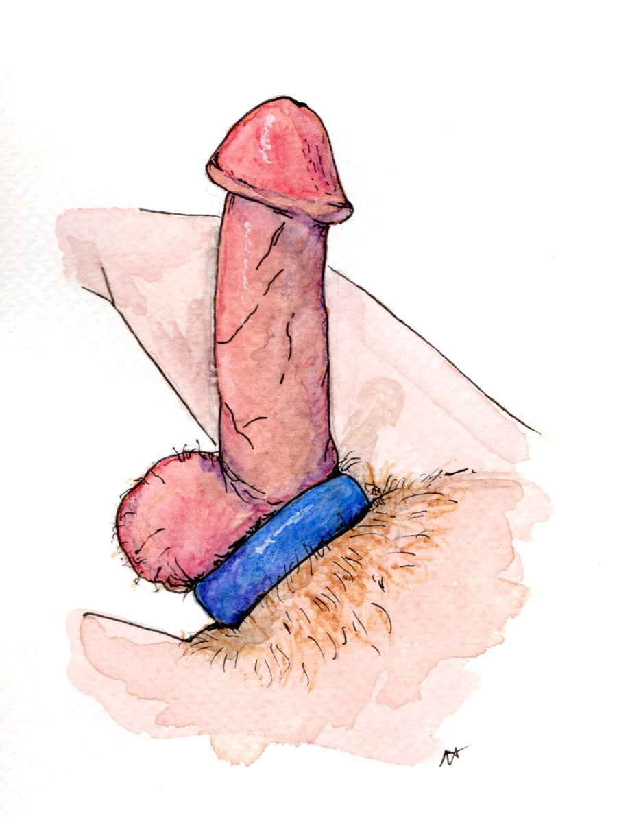 phpdad3's tweet photo. "Nathan Brooks" original watercolor by me
Nathan doesn't hide who he is or who he wants. There's strength in his exposure, sweetness in his surrender. A portrait of queer longing made visible. 
Prints/Originals/Commissions at my Etsy shop link in bio
#gayart #malenude #pride https://t.co/h4TmSyq1dz