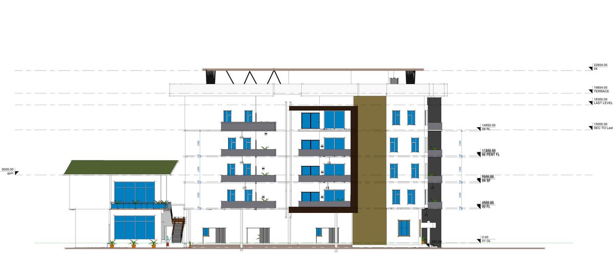 ChiefArchitect_'s tweet photo. Elevations 
A Proposes hotels.
In Sketchy mode . https://t.co/E7avgx5A38