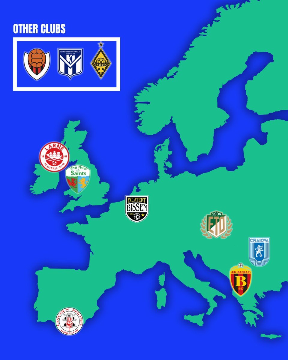 SweeperPod's tweet photo. 🏆 Did you know that... 

🇮🇸 ...Víkingur Reykjavík were founded by children?
🇱🇺 ...Atert Bissen's stadium was built by its president?
🇫🇴 ...KÍ Klaksvík's star striker used to sell frozen pizza?

The UEFA Champions League first qualifying round starts today. Let's meet the standout teams!

THREAD 🧵