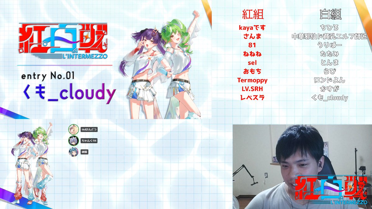 wds_RvsW's tweet photo. 白組　9位指名で選ばれたのは･･･

くも_cloudy選手です！！！
本戦での素晴らしいプレイを期待しております👏
#ユメステ紅白戦

現在配信中→ https://t.co/3aa3Mt7rmh https://t.co/gD1lrzYYQg