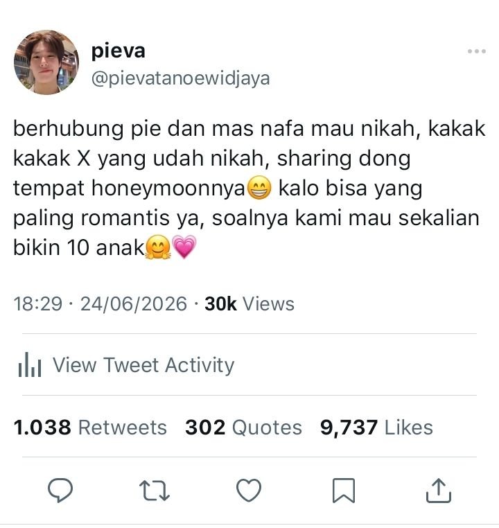 ameratyns's tweet photo. pondphuwin au; mas mas unit sebelah

"kalo di umur 30 masih sama sama single, kita nikah ya mas?" kata pie ke mas nafa. https://t.co/CSBQJM2EPX