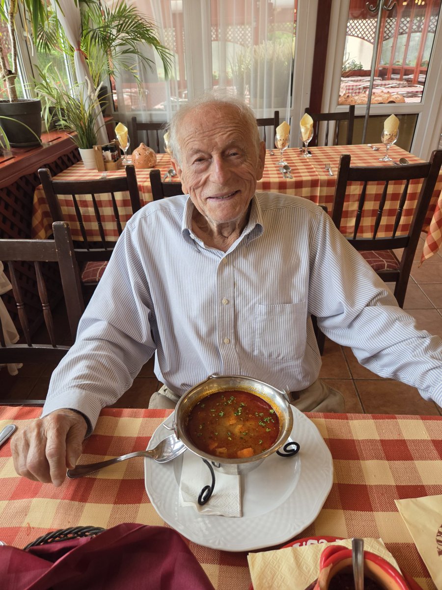 movetastic's tweet photo. 🎉 Today's Tuesday-Crewsday honors the OG: Tibor Horvath!

The pickup truck he gifted Pete years ago helped spark what became Move-tastic! 🚚

Today Tibor turns 91 and is still: ✈️ Traveling 💪 Staying active 🍲 Dominating bowls of Hungarian goulash

Happy Birthday, Tibor! 🎂👏 https://t.co/FYFy6By1FJ